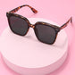 ACETATE SQUARE CATEYE SUNGLASSES SET | 40SG813-Pack 12