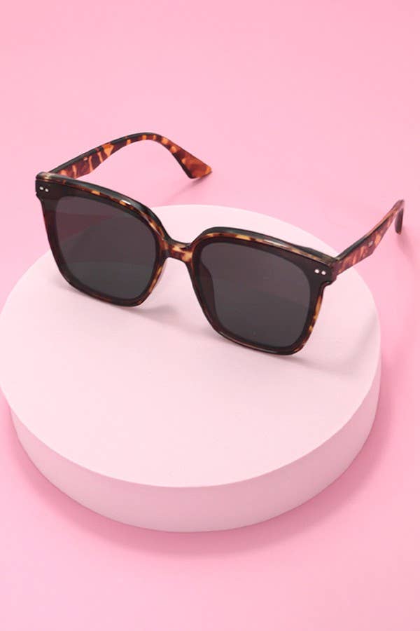 ACETATE SQUARE CATEYE SUNGLASSES SET | 40SG813-Pack 12