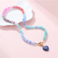 Natural Stone Semi-Precious Glass Mixed Necklace