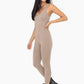 Ribbed Seamless V-Neck Catsuit