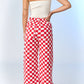 Demi Checkered Bottoms w Elastic Band