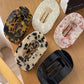 Jumbo Lay Flat Oval Hair Claw Clips