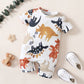 Baby Boy Dinosaur Print Long-sleeve Sweatshirt
