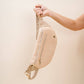 Trendy Luxe Belt Bag - Woven Oat