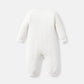 Baby Girl/Boy Cotton Button Ribbed Long-sleeve Jumpsuits