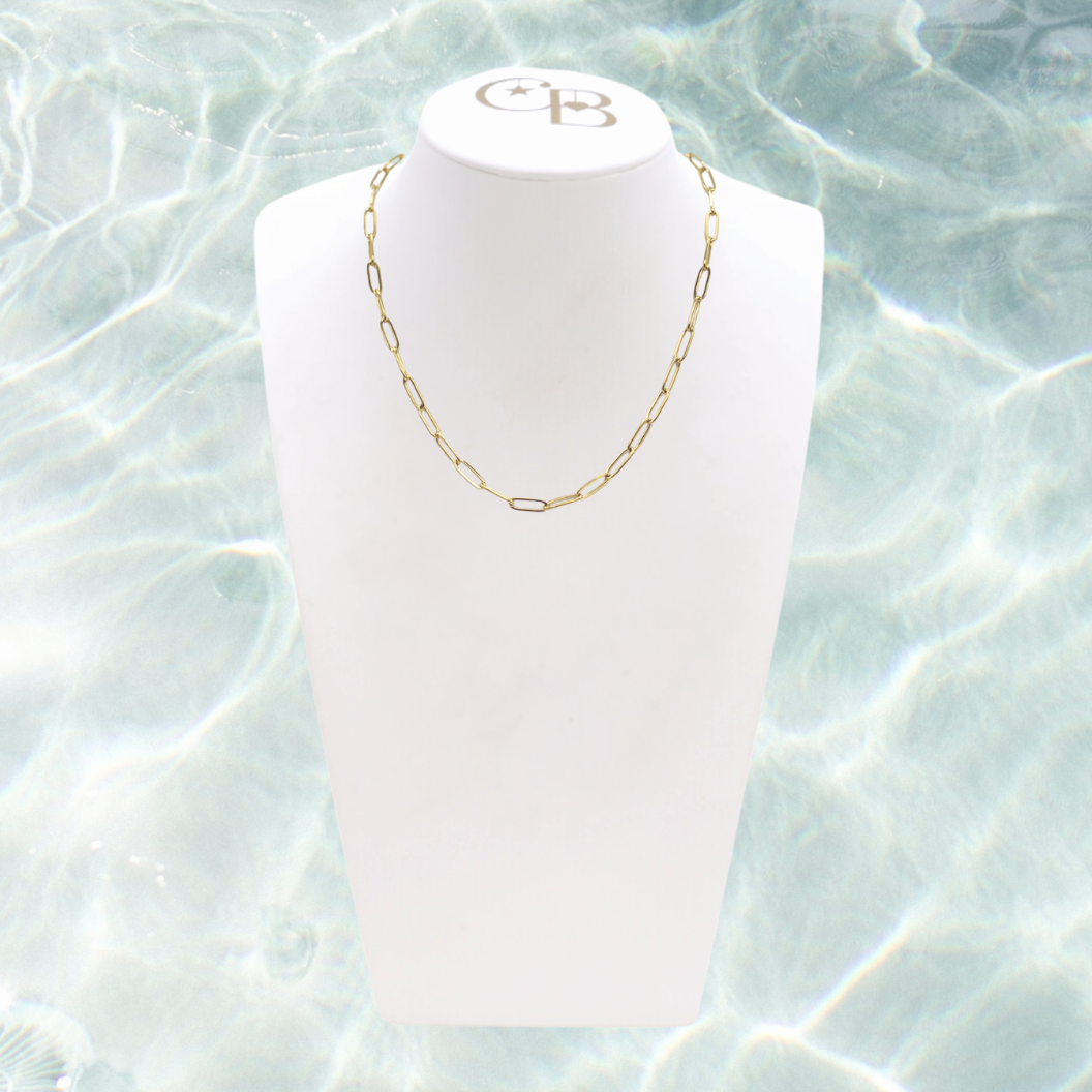 Gold Storyline Necklace | Waterproof, Hypoallergenic & Tarnish Resistant