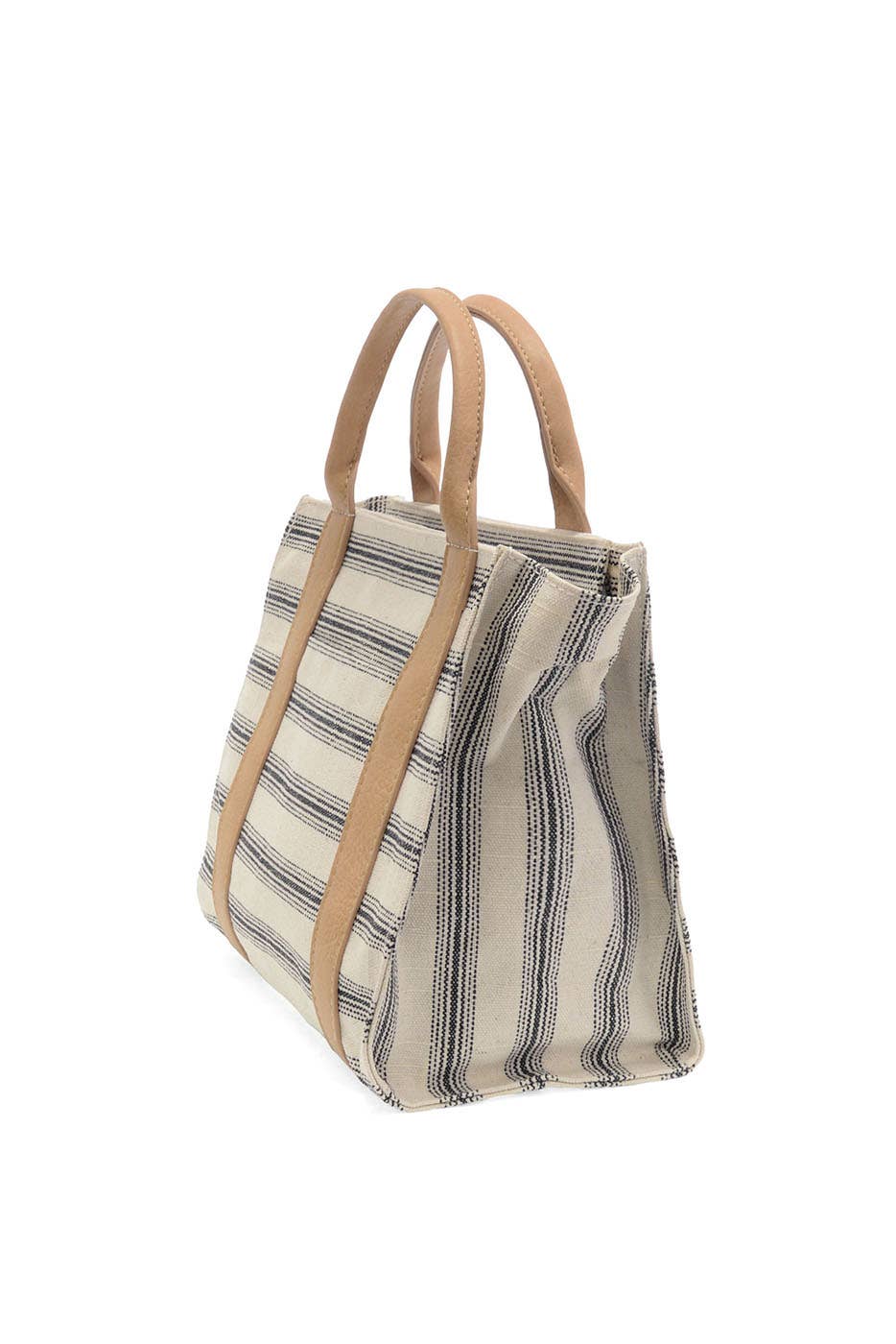 Pencil Stripe Medium Tote in Canvas