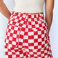 Demi Checkered Bottoms w Elastic Band