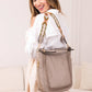 Aris Small Whipstitch Hobo w/ Guitar Strap