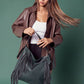 Sav Distressed Hobo w/ Fringe Detail