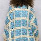 Dolman Sleeve Varied Pattern Crochet Open Cardigan