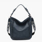 Aris Small Whipstitch Hobo w/ Guitar Strap