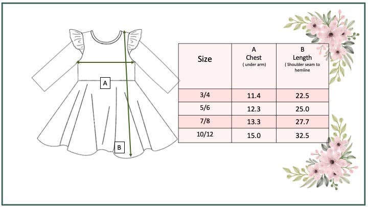 Kids Teal Blue Winter Floral Print Sparkle Tulle Dress