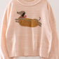 Hot Dog Graphic Sweater
