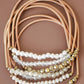 Boho Layered Spring Coil Guitar String Bracelet Set - 6961