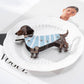 Wiener Dog Hair Claw Clips