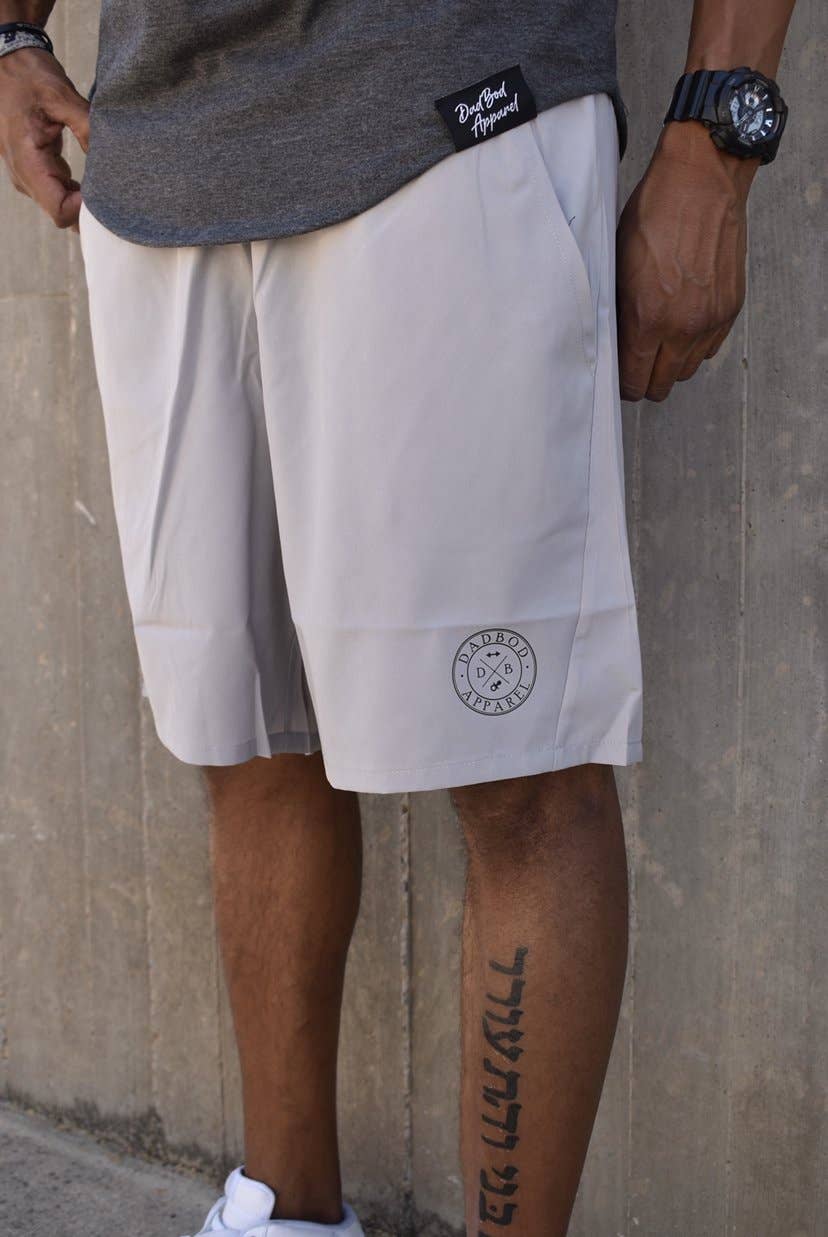 Light Weight Active Shorts (Cement Grey)