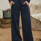 ELASTIC WAIST SIDE PANEL KNIT LOUNGE PANTS