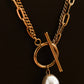 18K Gold PVD Plated Waterproof Stainless Steel Chain Necklace - 6860