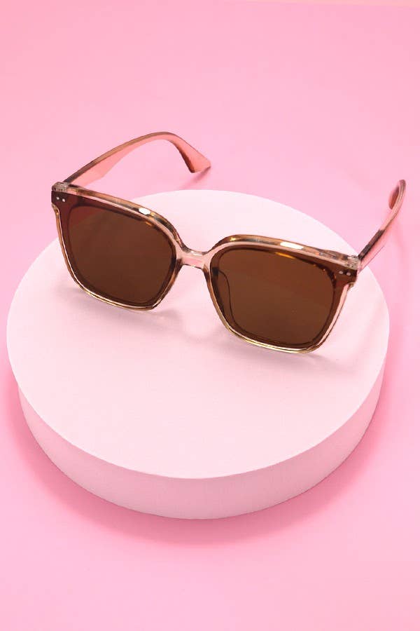 ACETATE SQUARE CATEYE SUNGLASSES SET | 40SG813-Pack 12