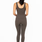 Ribbed Seamless V-Neck Catsuit