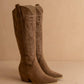 The Shiloh | Embroidered Western Tall Fall Boot