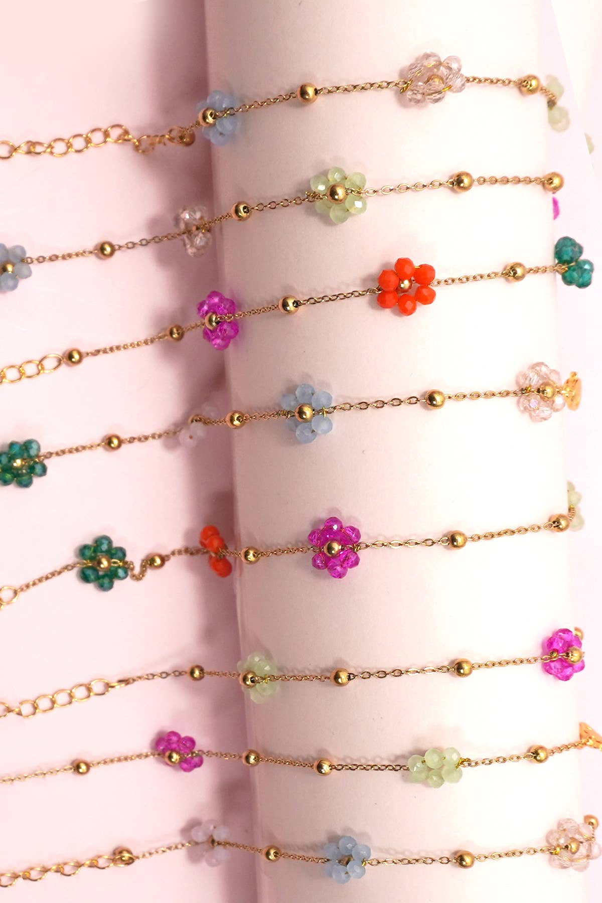 FLOWER CHARM BRACELETS