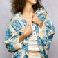 Dolman Sleeve Varied Pattern Crochet Open Cardigan