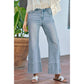 Braided Wide Leg Denim