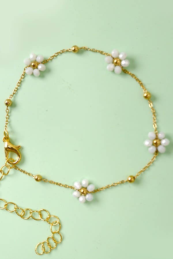FLOWER CHARM BRACELETS