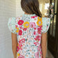 Sunset Petals Top