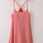 Checkered Knit Activewear Tennis Dress