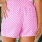 LDC Plaid High Waisted Athletic Shorts