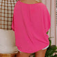 Relaxed Smocked Sleeve Top