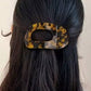 Jumbo Lay Flat Oval Hair Claw Clips