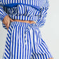 Striped Drawstring Pocket Boxer Shorts