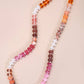 NATURAL AGATE GLASS SEMI PRECIOUS BEAD NECKLACE