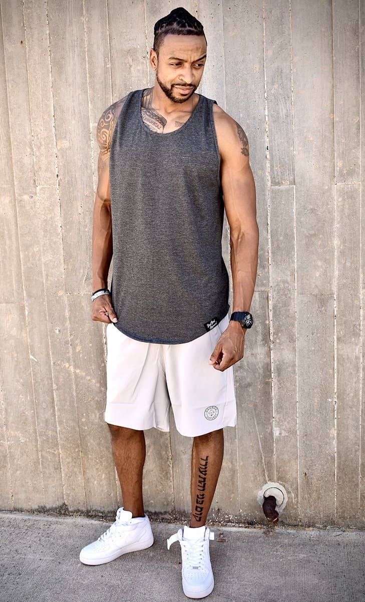 Light Weight Active Shorts (Cement Grey)