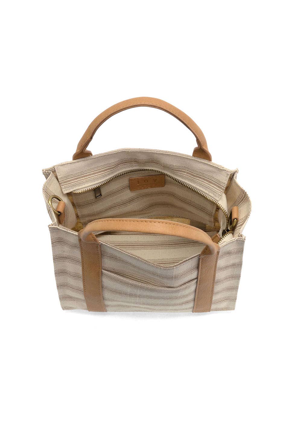 Pencil Stripe Medium Tote in Canvas