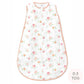 Muslin Non-Weighted zzZipMe Sack - Watercolor Peachy Pink Floral