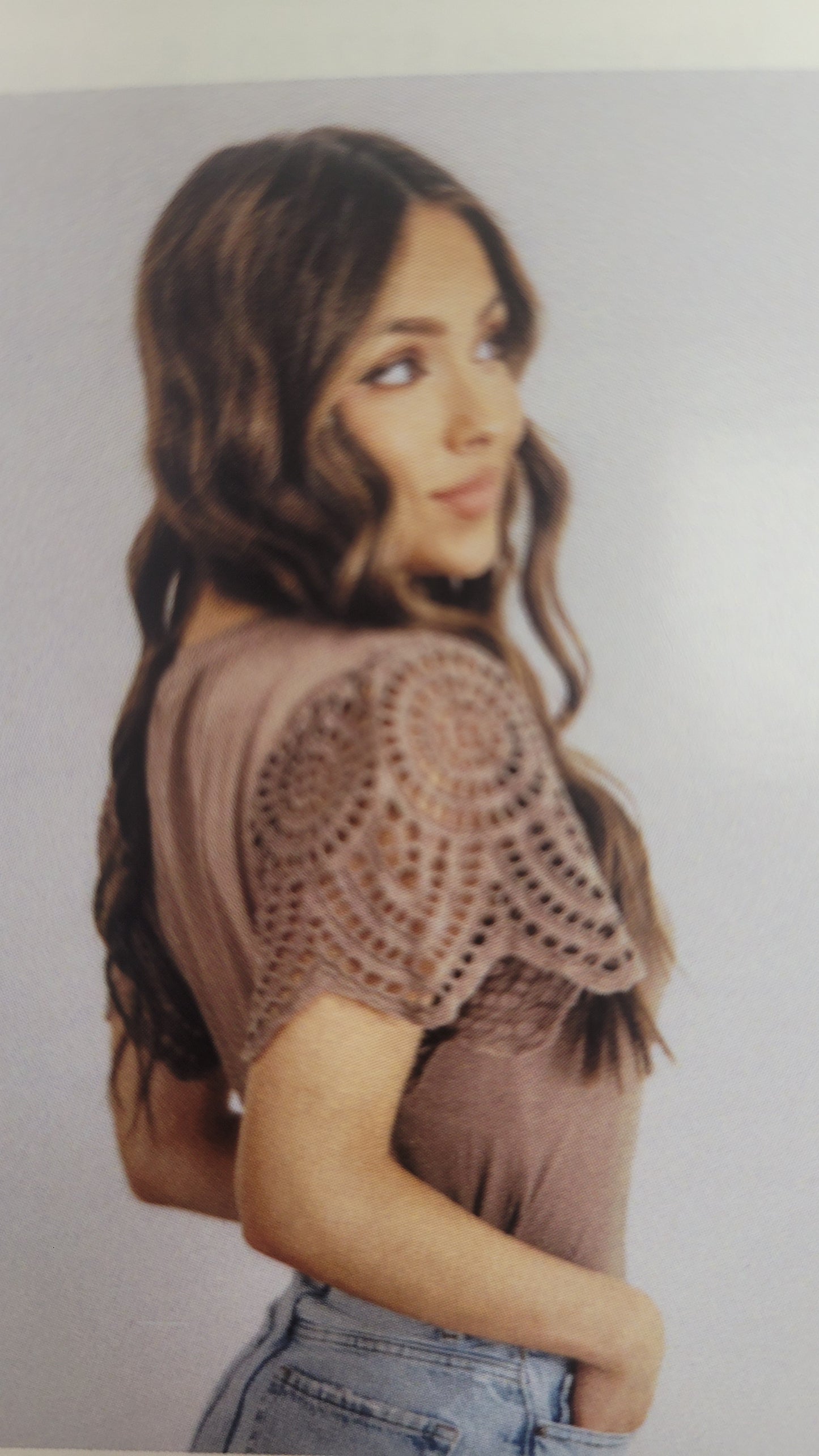Mikarose Crochet Top Cocoa