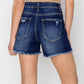 Stella High Rise Dark Wash Shorts