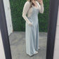 Mineral Wash Denim Jumpsuit