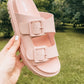 Driftwood Double Buckle Sandal