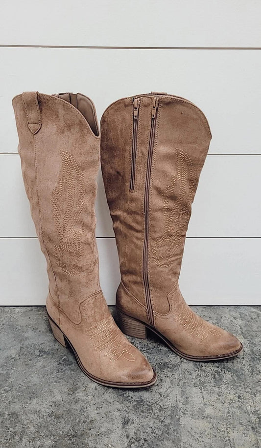 Taupe Cowgirl Boot
